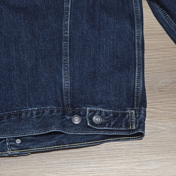 Levi's Trucker Classic Blue Denim Jean Jacket Size M - Picture 4 of 12